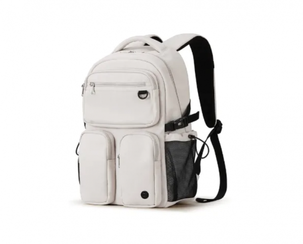 Tas punggung dengan desain elegan dan kompartemen berlimpah